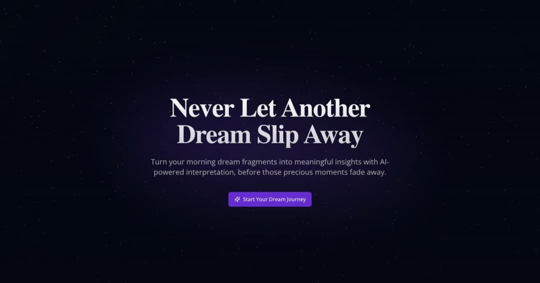 Somnyx - AI Dream Interpreter & Journal
